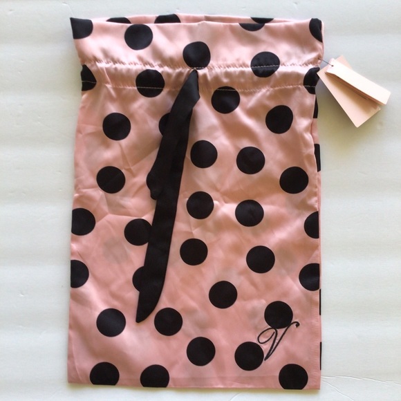 VICTORIAS SECRET PINK SATIN DUSTBAG NWT - Picture 1 of 5